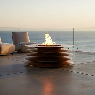 Flare Stack Fire Pit Table
