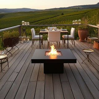 Quad Bold Fire Pit Dining Table