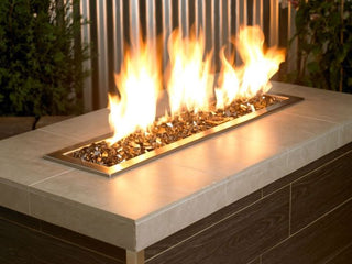 Bronze Reflective Fire Glass - 1/2" - 10 lbs. - modofire🔥