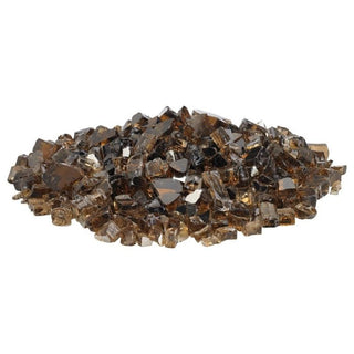 Copper Reflective Fire Glass - 1/2" - 10 lbs. - modofire🔥