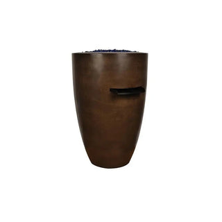 Legacy Round Tall Fire & Water Vase - Concrete (GFRC) - Modofire