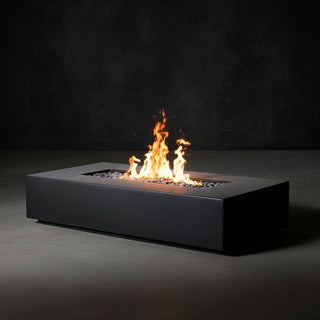 Manhattan Rectangle Low Fire Table - Concrete Manhattan Rectangle Low Fire Table - Concrete (GFRC) - Modofire