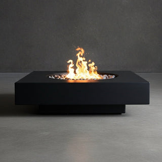 Midway Square Fire Table - Round Insert - Concrete (GFRC) - Modofire