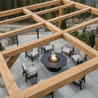 Octo Fire Pit Dining Table - Modofire