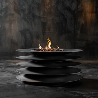 Flare Stack Fire Pit Table