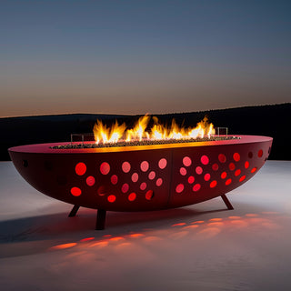 Nebloval Fire Pit Table