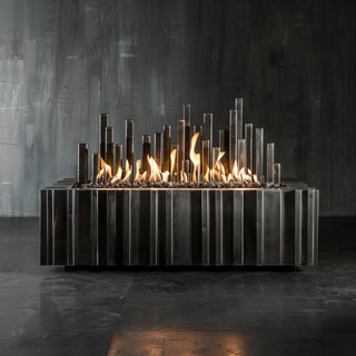 Towering Fire Pit Table