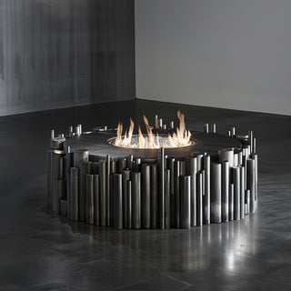 Urban Round Fire Pit Table