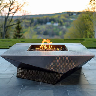 Houndstooth Geo Fire Table
