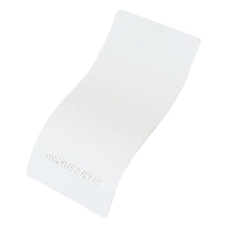 2000 Oxford White - Solid Satin Powder Coated Swatch - Modofire