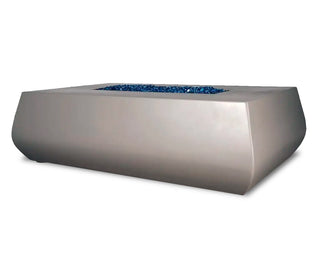 Belize Rectangle Fire Table - Formed Concrete (gfrc)