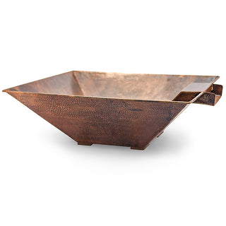pebbletec-square-fire-water-bowl-hammered-copper