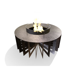 Fins Round Fire Table