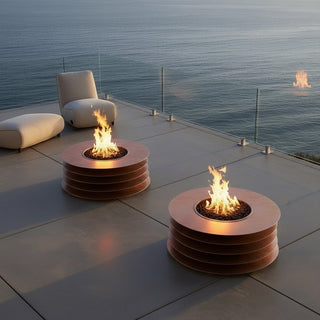 Flare Stack Fire Pit Table