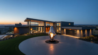 Ignis Prism Metal Fire Sculpture