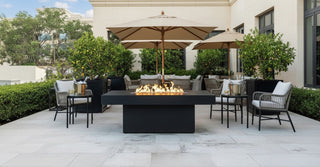 Lineo Bold Fire Pit Dining Table