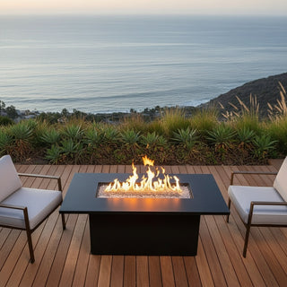 Lineo Fire Pit Dining Table