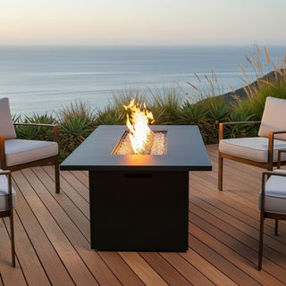 Lineo Fire Pit Dining Table