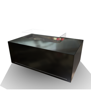 Lineo Fire Pit Table - Corner - Aluminum
