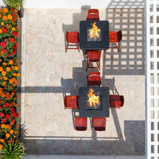 Rounded Quad Bold Fire Bar Table