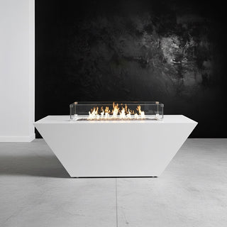 Prism Rectangle Fire Pit Table