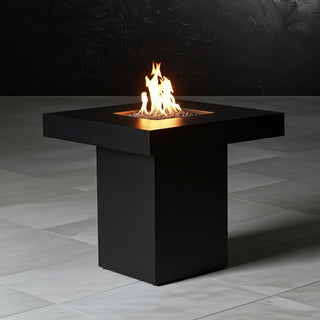 Quad Bold Fire Pit Bar Table