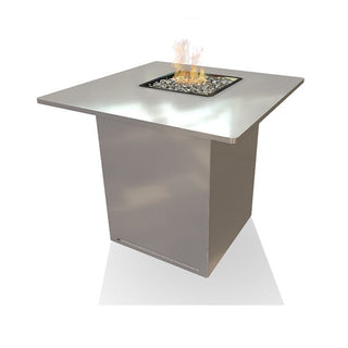 Quad Fire Bar Table - Offset - Aluminum