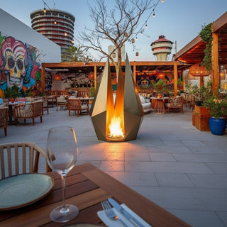 Spire Kindle Metal Fire Sculpture