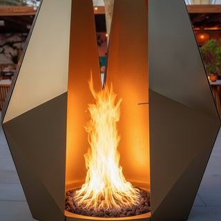 Spire Kindle Metal Fire Sculpture