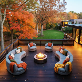 Spline Round Fire Table