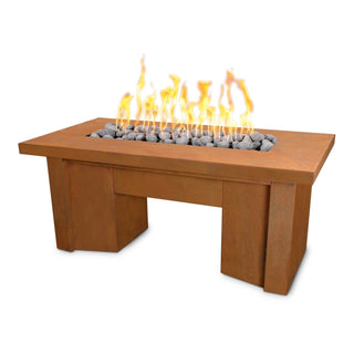 Alameda Rectangle Fire Table - Corten Steel - Modofire