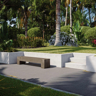 Alpine Concrete Bench (Woodform Collection) - Modofire