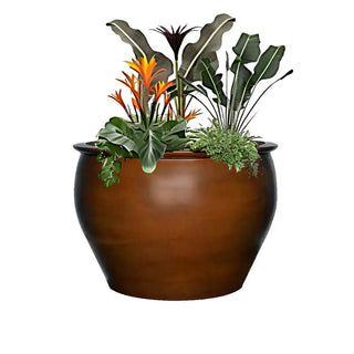 Asiatic Round Planter / Water Bowl - Concrete (GFRC) - Modofire