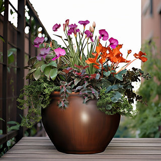 Asiatic Round Planter / Water Bowl - Concrete (GFRC) - Modofire