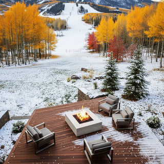 Aspen Square Fire Pit Table - Modofire