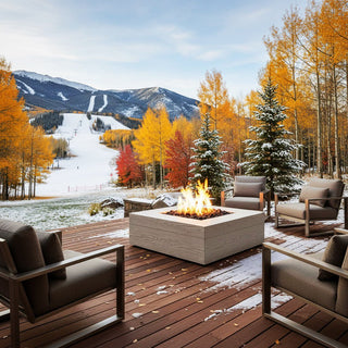 Aspen Square Fire Pit Table - Modofire