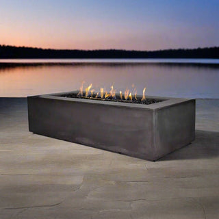 Aura Rectangle Fire Table - Concrete (GFRC) - Modofire