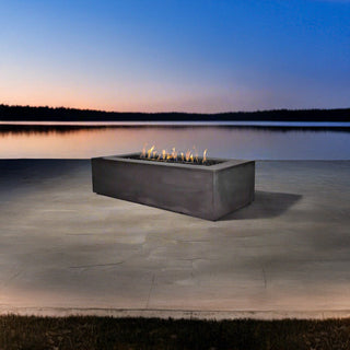 Aura Rectangle Fire Table - Concrete (GFRC) - Modofire