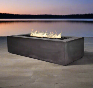 Aura Rectangle Fire Table - Concrete (GFRC) - Modofire