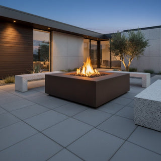 Aura Square Fire Table - Concrete (GFRC) - Modofire