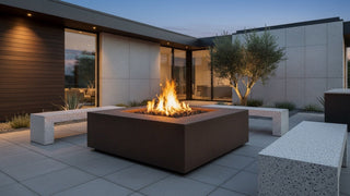 Aura Square Fire Table - Concrete (GFRC) - Modofire