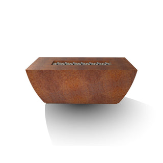 Avalon Linear Rectangle Fire Table - Corten Steel - Modofire