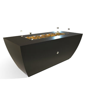 Avalon Linear Rectangle Fire Table - Powder Coated Steel - Modofire