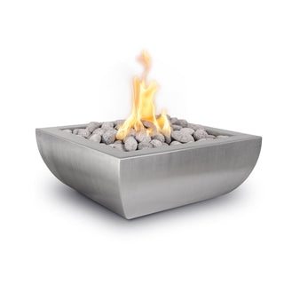 Avalon Square Fire Bowl - Stainless Steel - modofire🔥