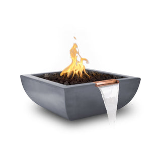 Avalon Square Fire & Water Spillway Bowl - Powder Coated Steel - Modofire