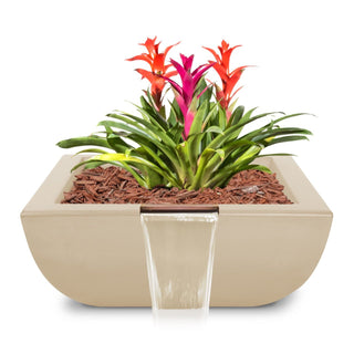 Avalon Square Planter & Water Spillway Bowl - Concrete (GFRC) - Modofire