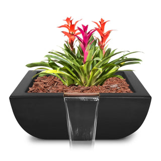 Avalon Square Planter & Water Spillway Bowl - Concrete (GFRC) - Modofire