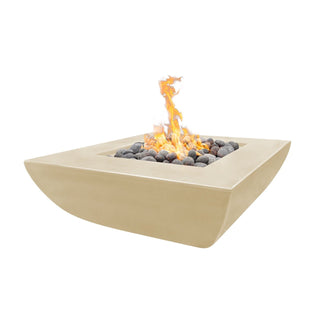 Avalon Wide Ledge Square Fire Table - Concrete (GFRC) - Modofire