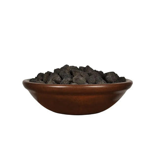 Banded Rim Round Fire Bowl - Concrete (GFRC) - Modofire