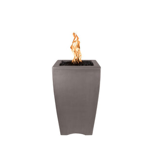 Baston Square Fire Bowl Pillar Vase - Concrete (GFRC) - Modofire